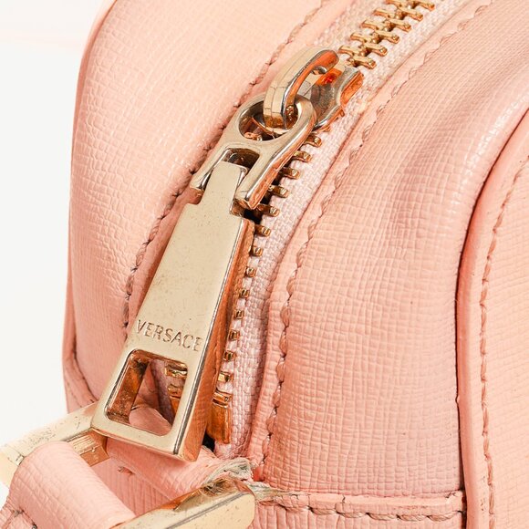 Versace Palazzo Medusa Pink Leather Crossbody Camera Bag - Picture 10 of 12